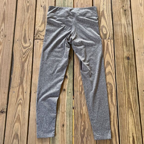 Champion Double Dry Heather Gray Workout Leggings - Lined Warm - Women’s Large - Picture 2 of 11